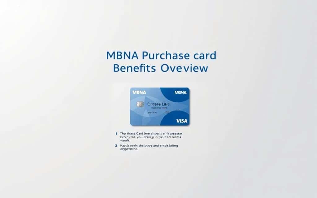 MBNA Purchase Card Benefits Overview